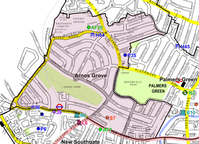 What is the Arnos Grove Ward